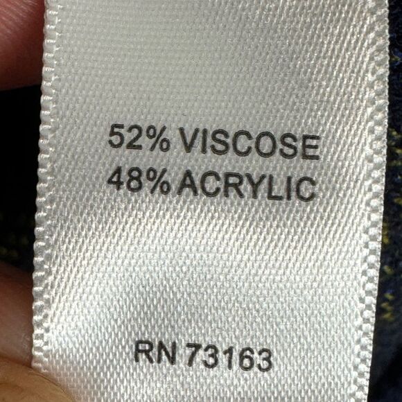 Spence Knit Navy Green Short Sleeve Dress M - Picture 8 of 8